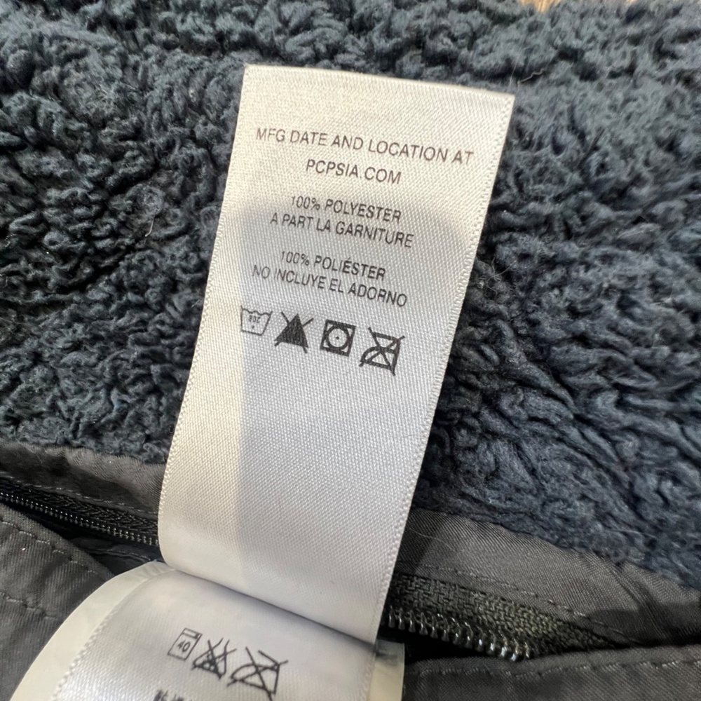 Patagonia Los Gatos Reversible Hooded Vest Gray/Blue Size S Insulated - Picture 6 of 12